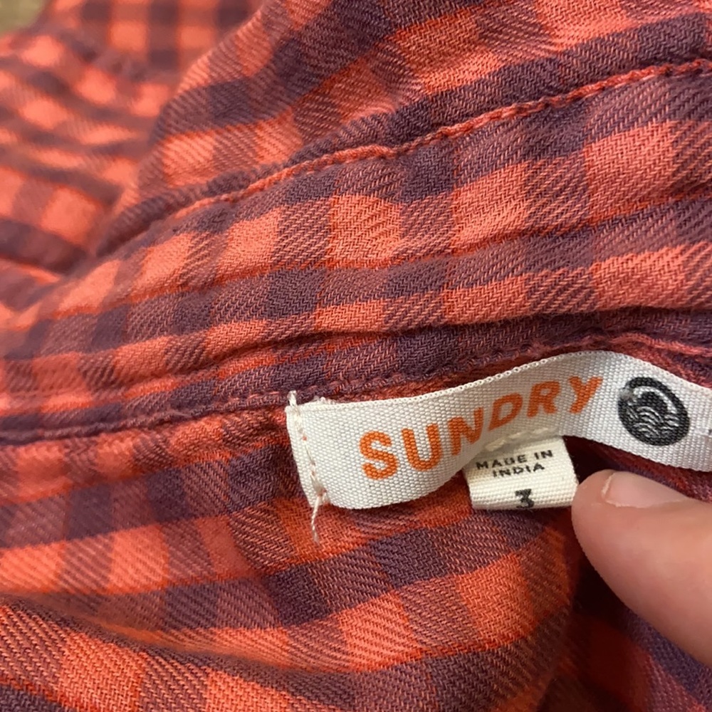 Sundry Lost Without You Pink Flannel - Picture 3 of 5